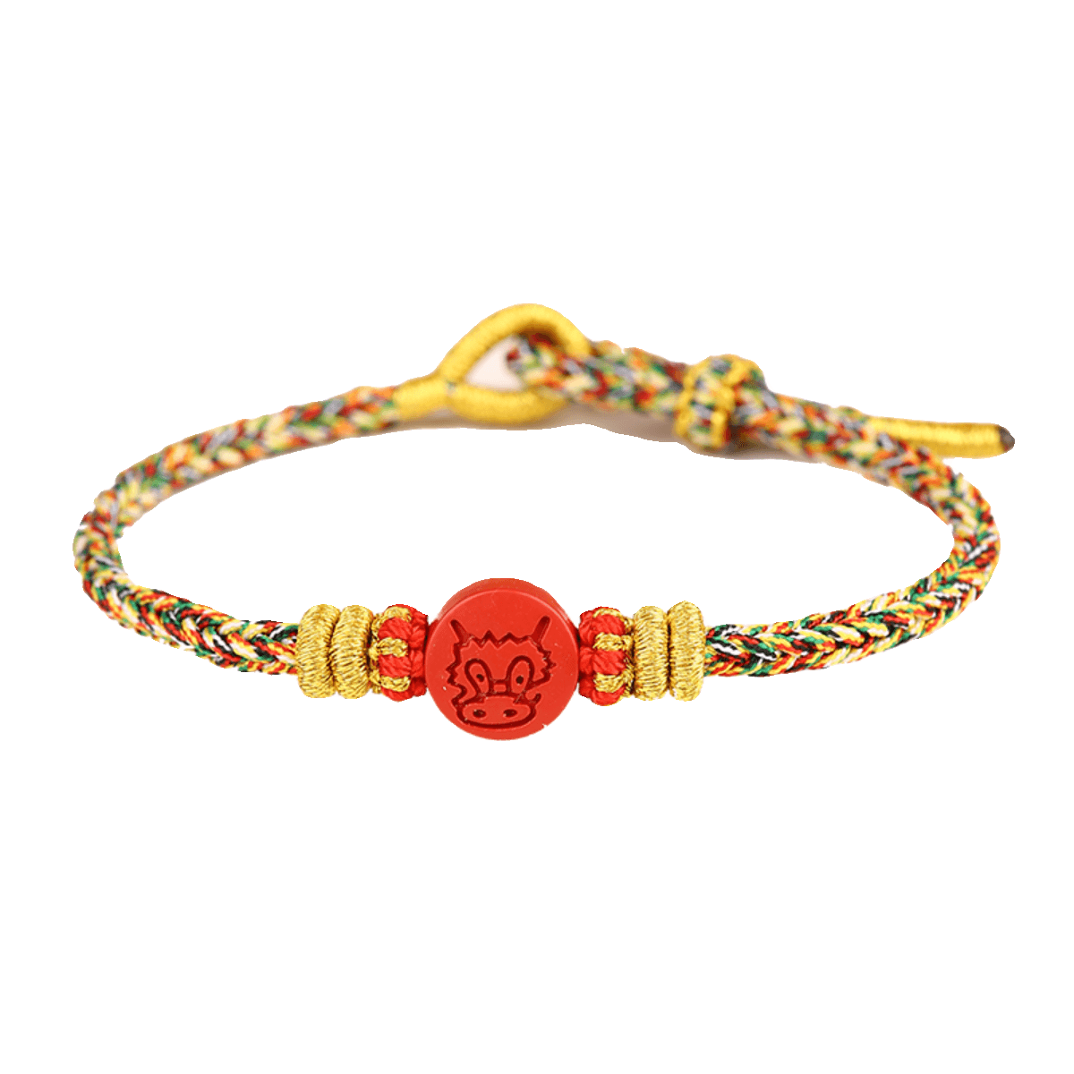 Zen Healing 2025 Chinese Zodiac Cinnabar Lucky Braided Bracelet