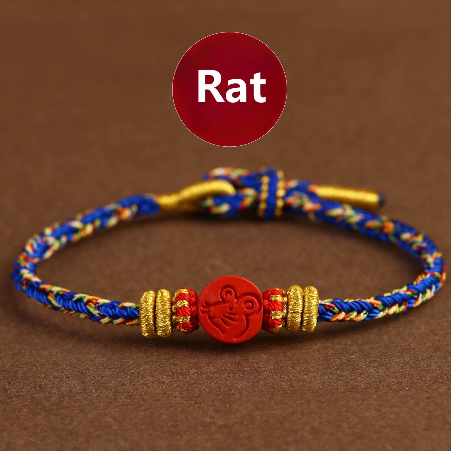 Zen Healing 2025 Chinese Zodiac Cinnabar Lucky Braided Bracelet