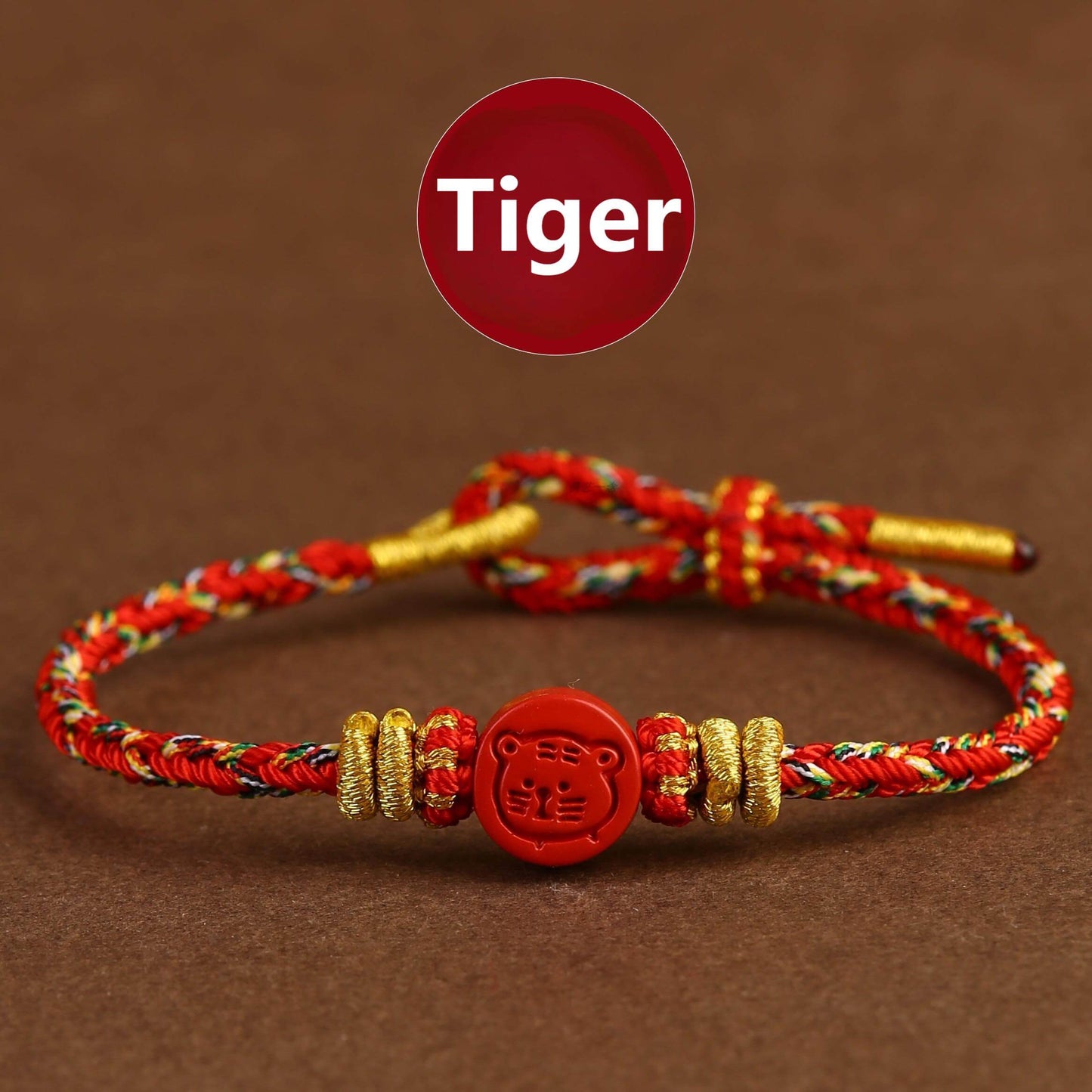 Zen Healing 2025 Chinese Zodiac Cinnabar Lucky Braided Bracelet