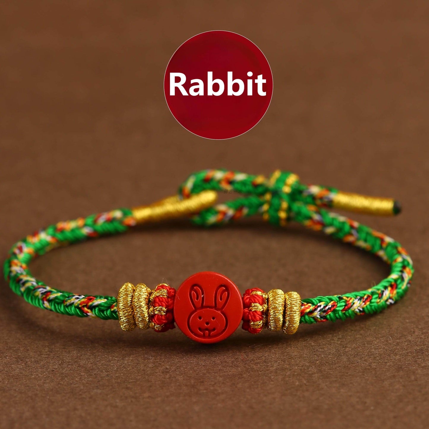 Zen Healing 2025 Chinese Zodiac Cinnabar Lucky Braided Bracelet