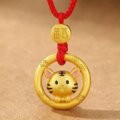 Zen Healing 925 Sterling Silver Chinese Zodiac Peace Pendant Necklace