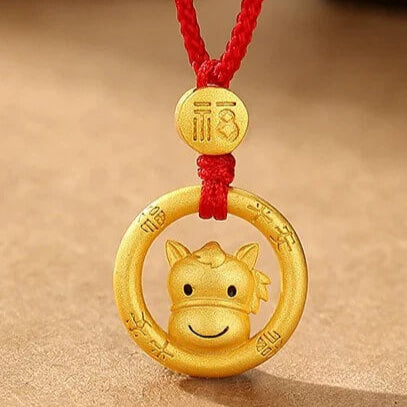 Zen Healing 925 Sterling Silver Chinese Zodiac Peace Pendant Necklace