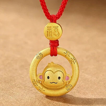 Zen Healing 925 Sterling Silver Chinese Zodiac Peace Pendant Necklace