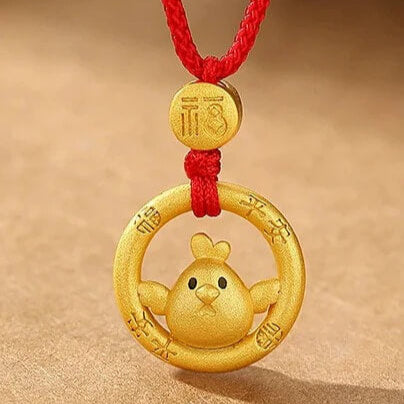 Zen Healing 925 Sterling Silver Chinese Zodiac Peace Pendant Necklace