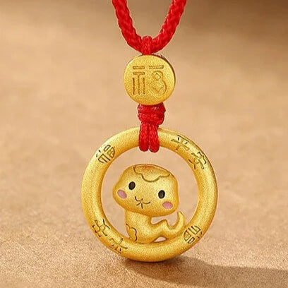Zen Healing 925 Sterling Silver Chinese Zodiac Peace Pendant Necklace
