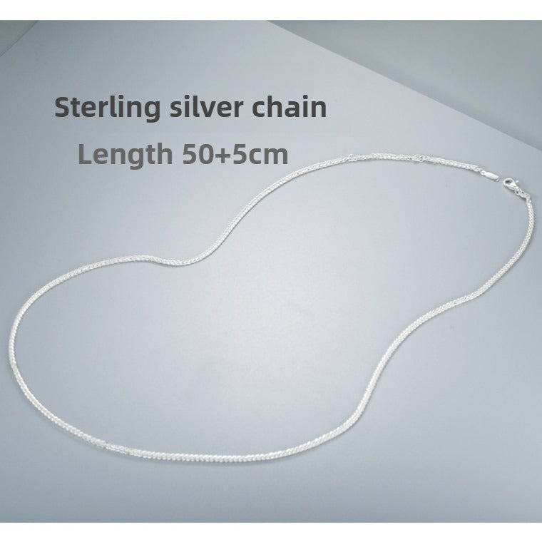 Zen Healing 999 Sterling Silver Cross Faith Pendant Necklace