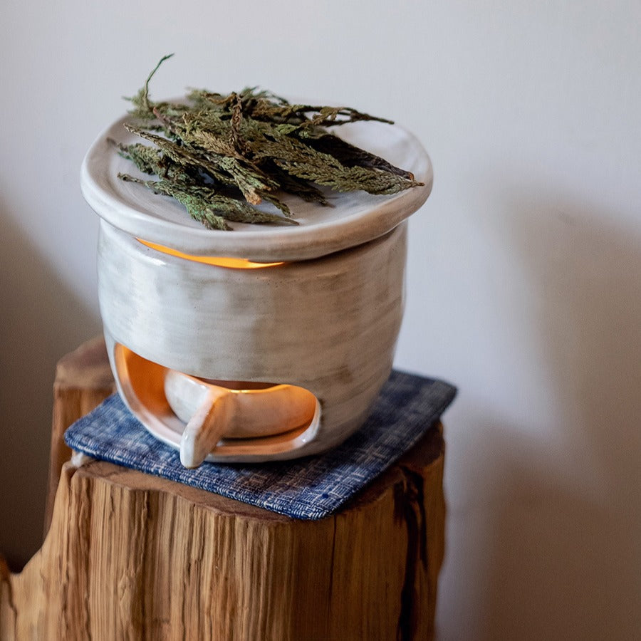 Zen Healing Blue Sage Cedar Palo Santo Meditation Cleansing Kit