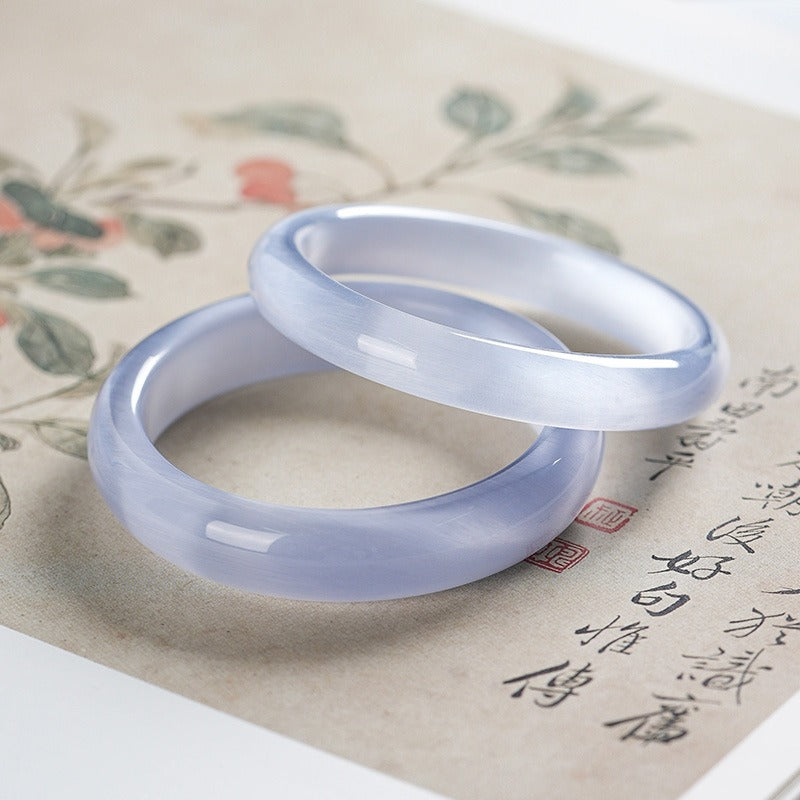 Zen Healing Cat's Eye Spiritual Awareness Cuff Bangle