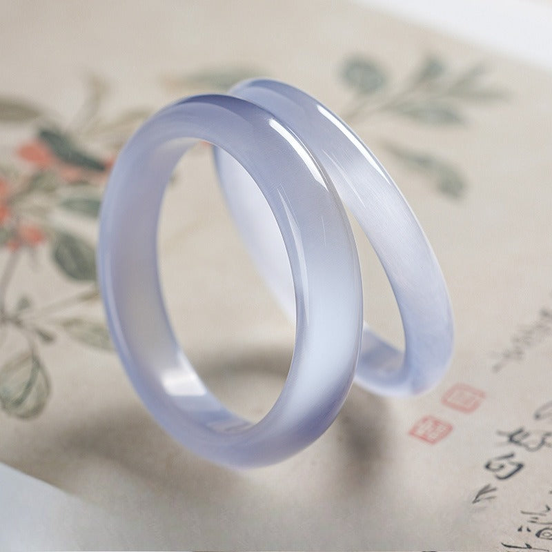 Zen Healing Cat's Eye Spiritual Awareness Cuff Bangle