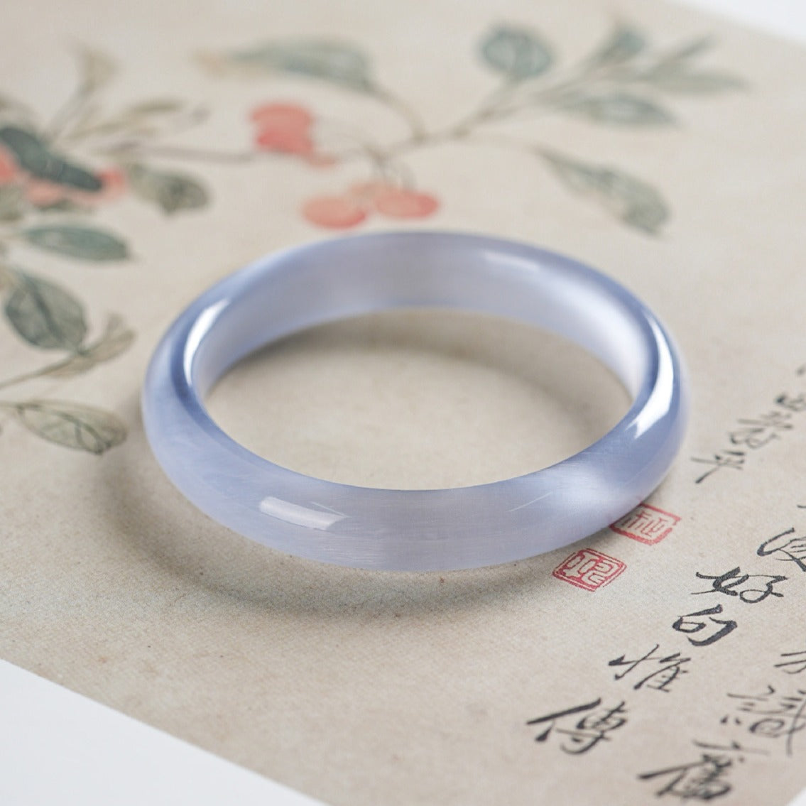 Zen Healing Cat's Eye Spiritual Awareness Cuff Bangle