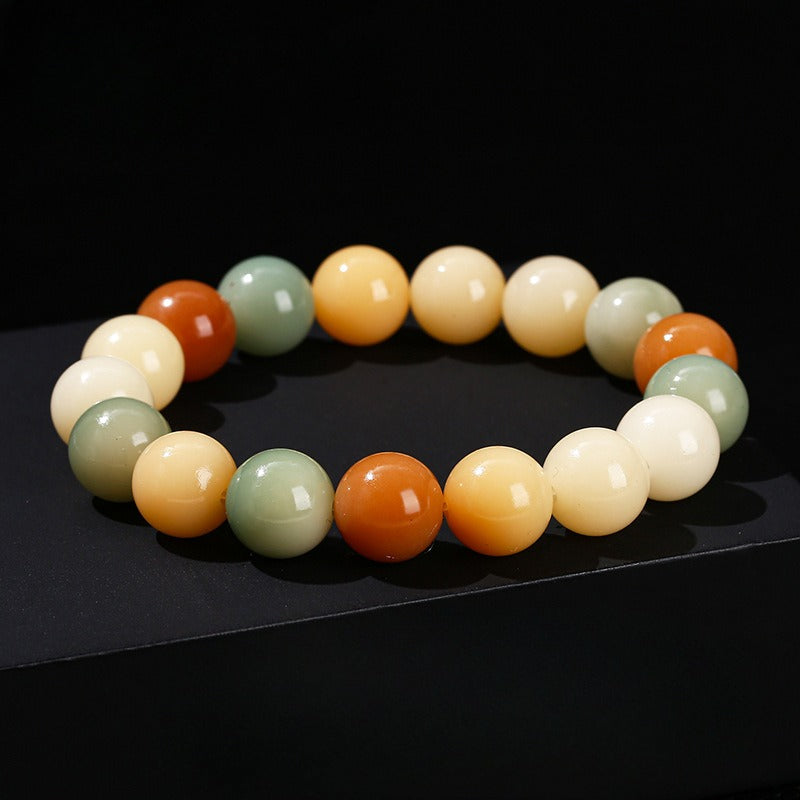 Zen Healing Colorful Bodhi Seed Harmony Wisdom Bracelet