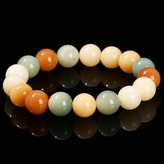 Zen Healing Colorful Bodhi Seed Harmony Wisdom Bracelet