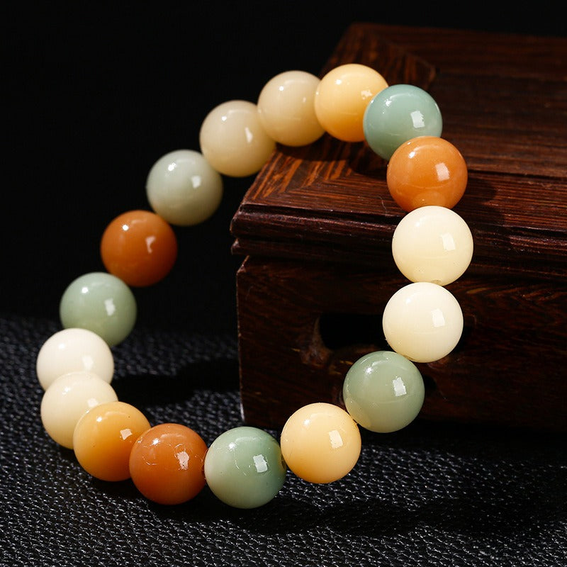 Zen Healing Colorful Bodhi Seed Harmony Wisdom Bracelet