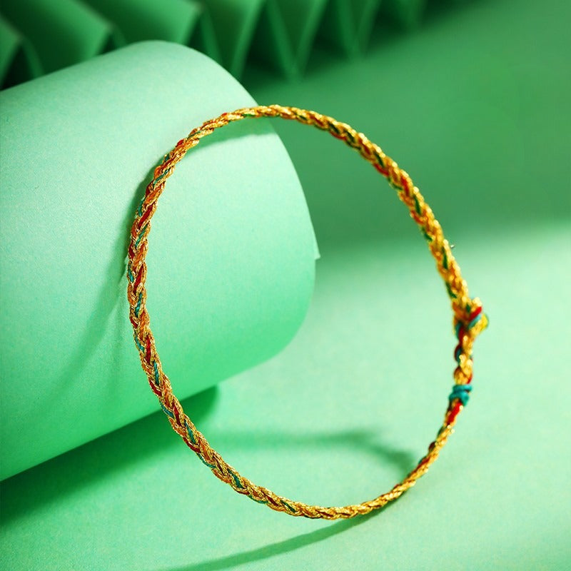 Zen Healing Handmade Five Color Thread Protection Braid String Bracelet