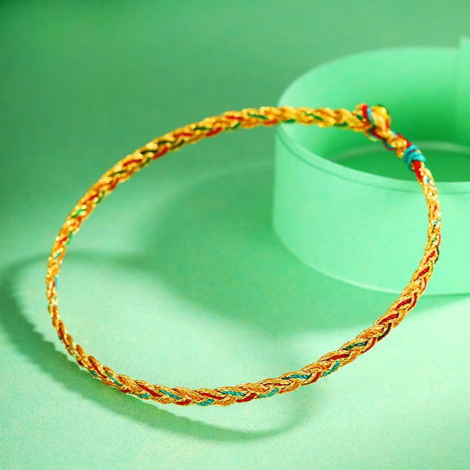 Zen Healing Handmade Five Color Thread Protection Braid String Bracelet