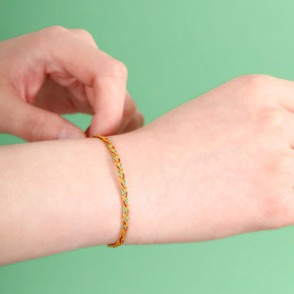 Zen Healing Handmade Five Color Thread Protection Braid String Bracelet