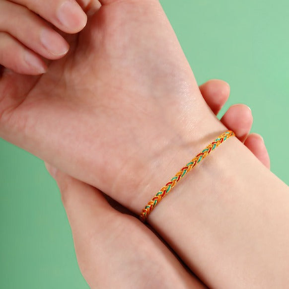 Zen Healing Handmade Five Color Thread Protection Braid String Bracelet