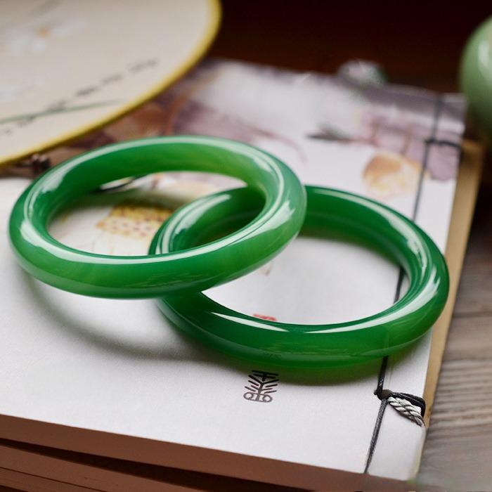 Zen Healing Jade Healing Abundance Protection Bracelet Bangle