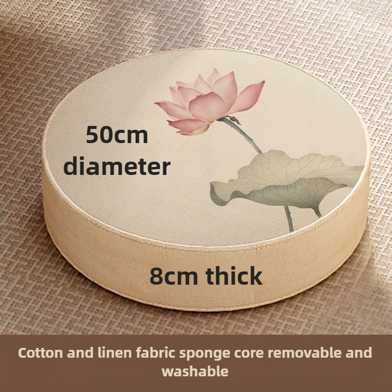 Zen Healing Lotus Pattern Meditation Mindfulness Seat Mat Cushion Home Decoration