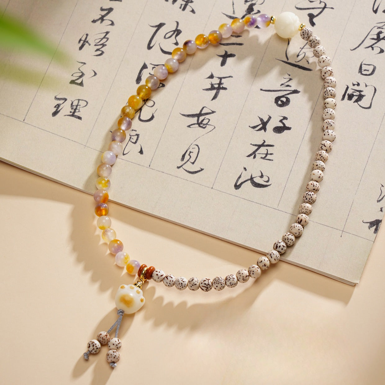 Zen Healing Star Moon Bodhi Luck Wealth Double Wrap Bracelet
