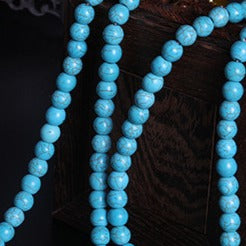 Zen Healing Tibetan 108 Mala Turquoise Beads Protection Bracelet