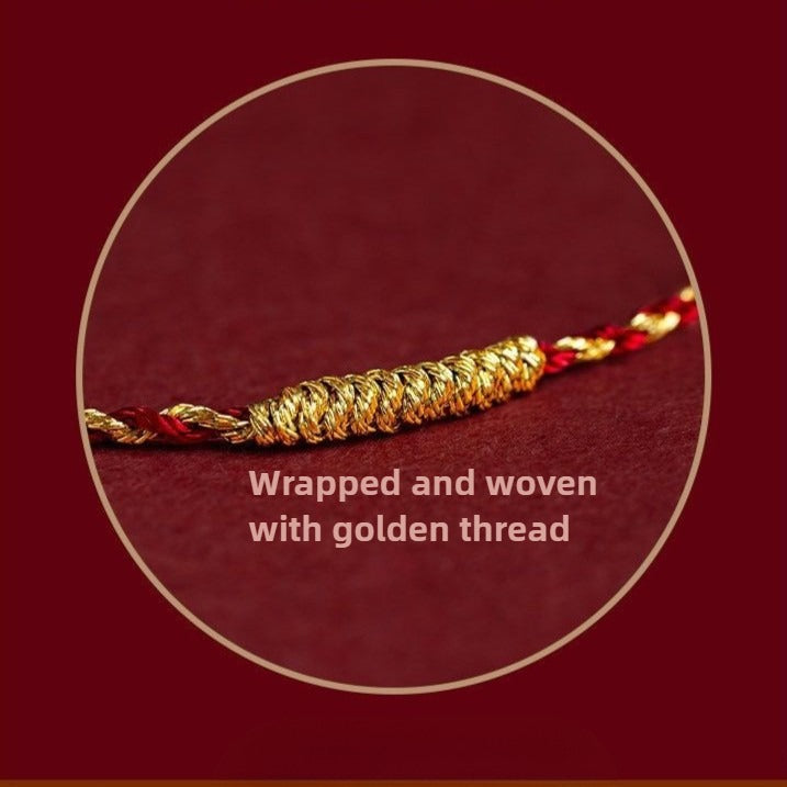 Zen Healing Vajra Knot Good Luck Red String Protection Anklet Bracelet