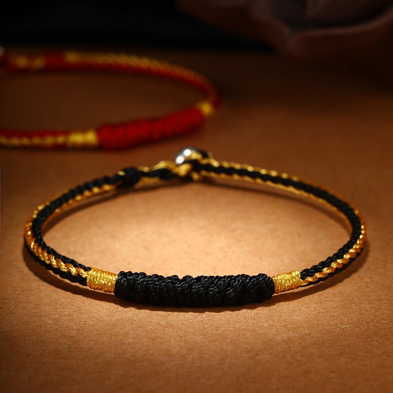 Zen Healing Vajra Knot Lucky Braided String Bracelet