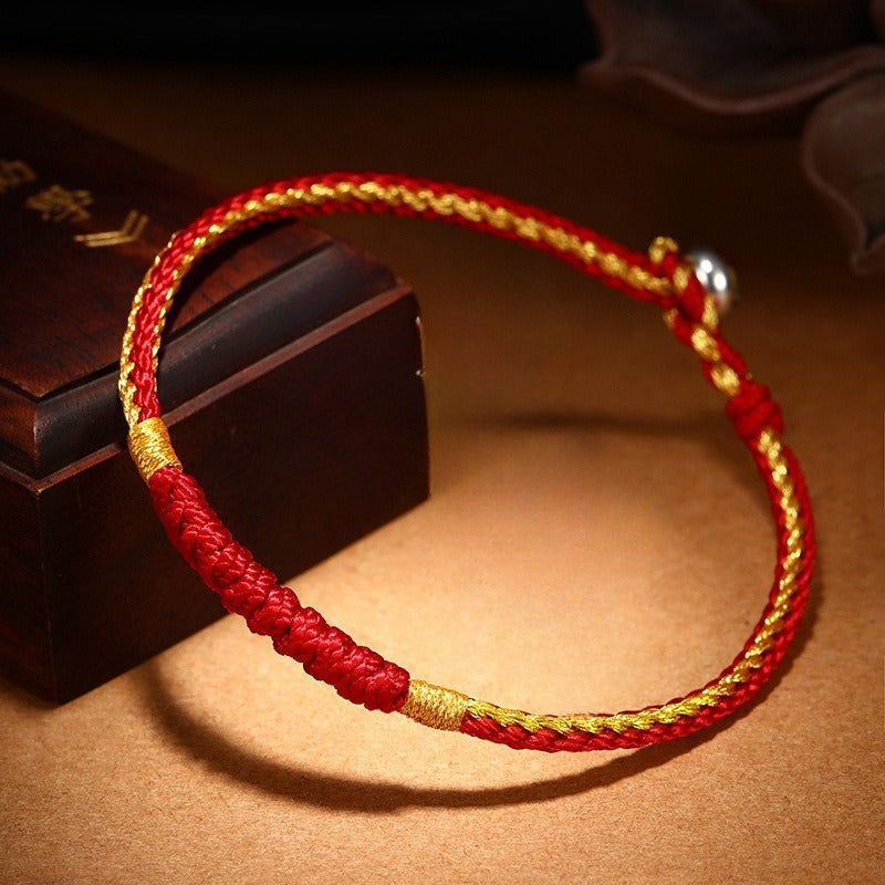 Zen Healing Vajra Knot Lucky Braided String Bracelet