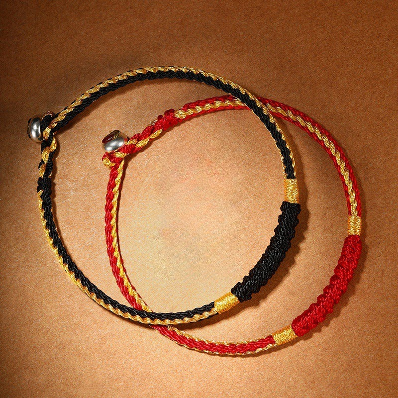 Zen Healing Vajra Knot Lucky Braided String Bracelet