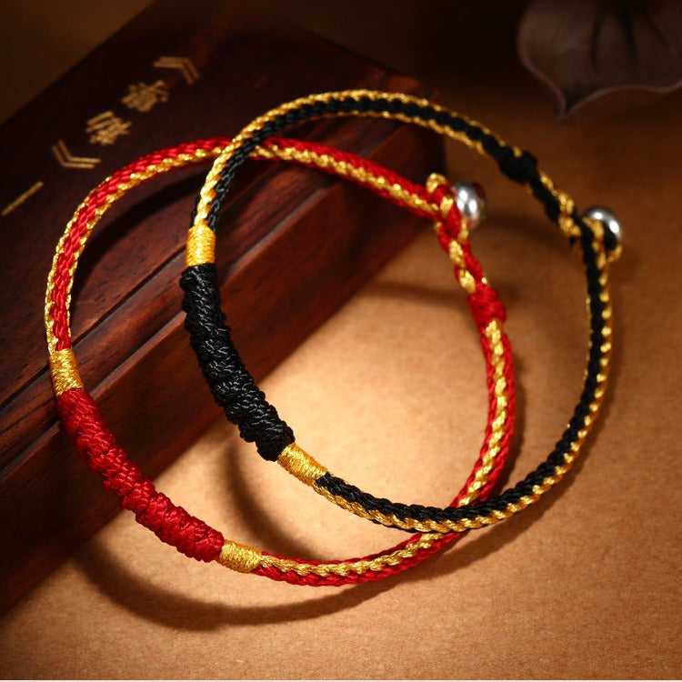 Zen Healing Vajra Knot Lucky Braided String Bracelet