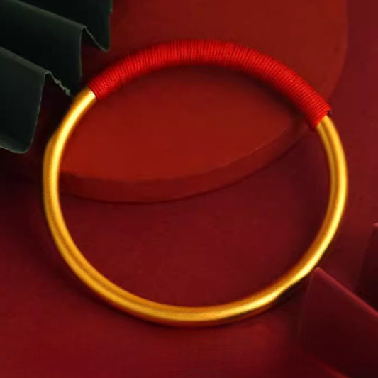 Zen Healing Vintage Copper Brass Protection Bracelet Bangle