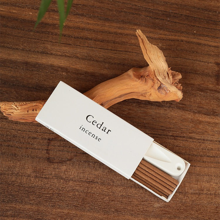 Zen Healing White Sage Cedarwood Palo Santo Plant-Based Meditation Incense Sticks