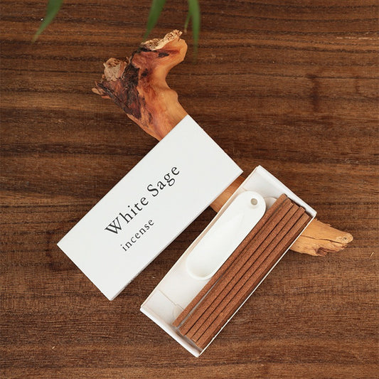 Zen Healing White Sage Cedarwood Palo Santo Plant-Based Meditation Incense Sticks