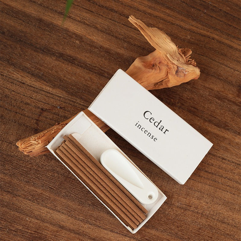 Zen Healing White Sage Cedarwood Palo Santo Plant-Based Meditation Incense Sticks