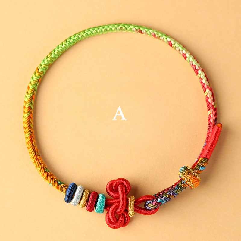 Zen Healing WenChang Knot Red String Luck Bracelet