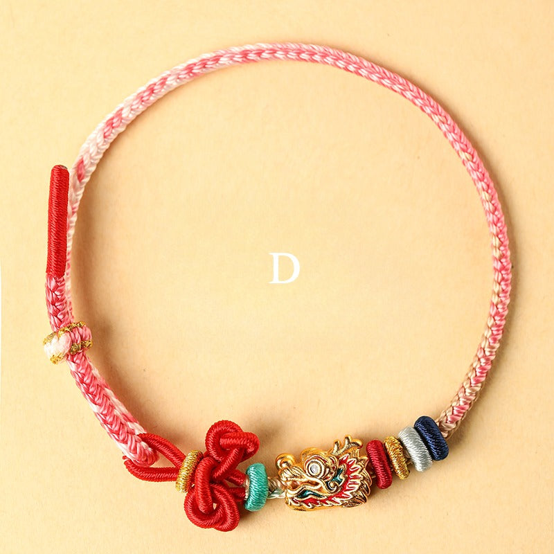 Zen Healing WenChang Knot Red String Luck Bracelet