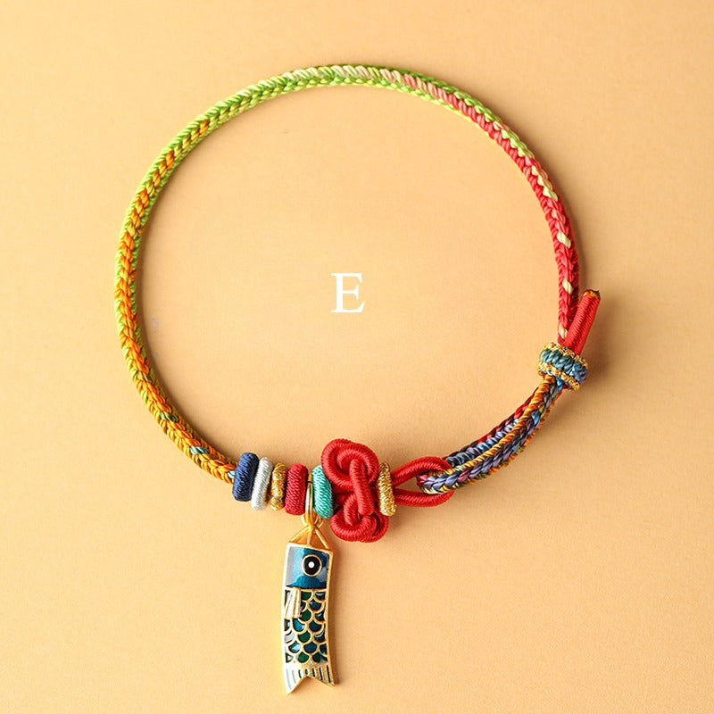 Zen Healing WenChang Knot Red String Luck Bracelet