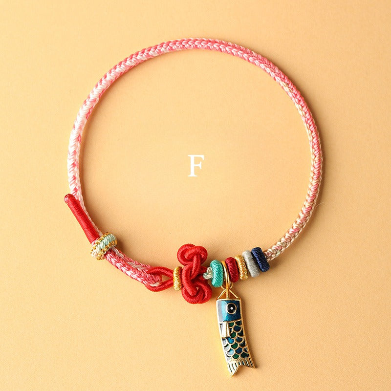Zen Healing WenChang Knot Red String Luck Bracelet