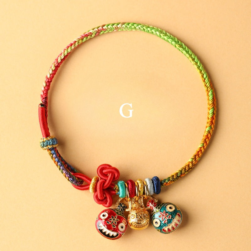 Zen Healing WenChang Knot Red String Luck Bracelet