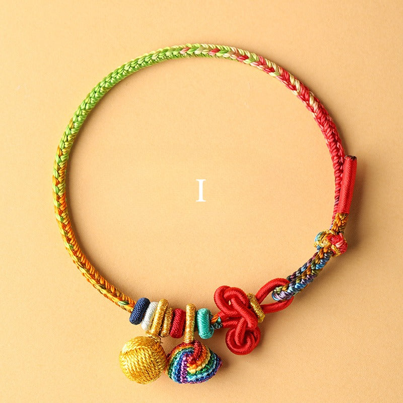 Zen Healing WenChang Knot Red String Luck Bracelet