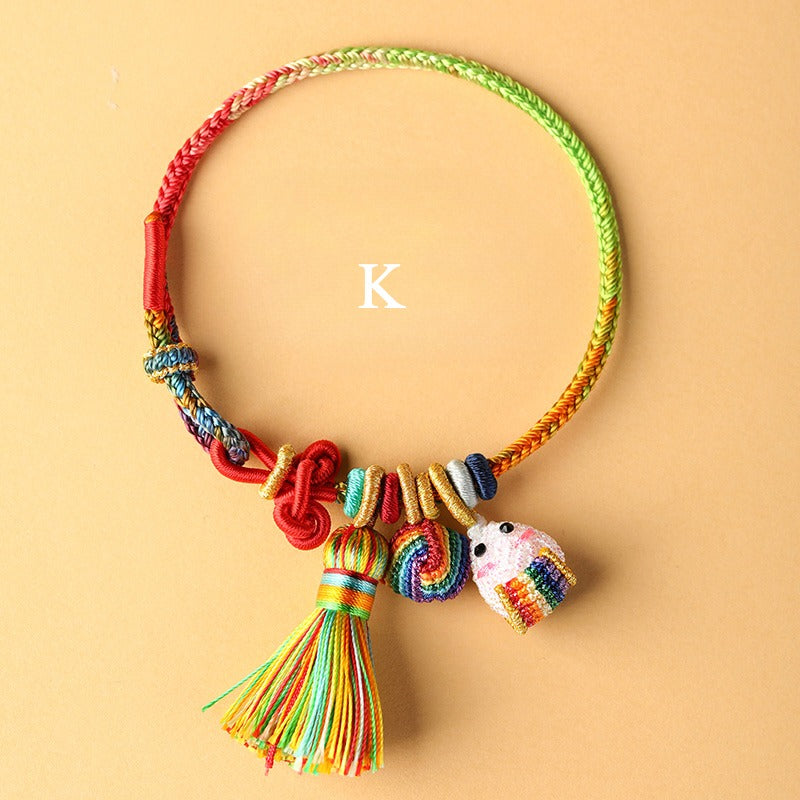 Zen Healing WenChang Knot Red String Luck Bracelet
