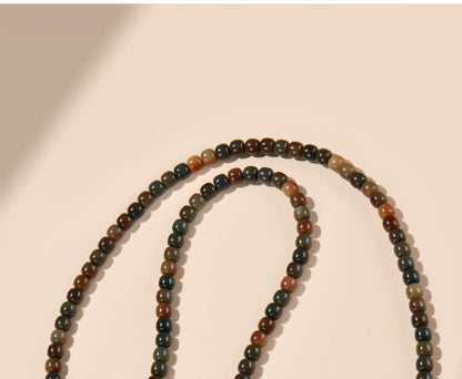 108 Mala Beads Color Bodhi Seed Dzi Bead Keep Away Evil Spirits Bracelet