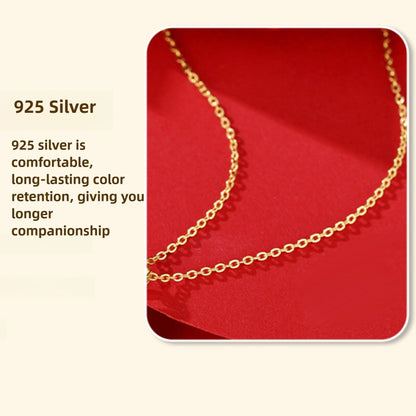 Zen Healing 925 Silver Hetian Jade Lotus Harmony Pendant Necklace