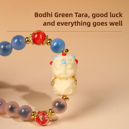 Agate Green Tara Bracelet Wealth Luck