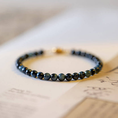 Blue Tiger's Eye Bracelet - Relieve Anxiety & Defend Against Negative Energy - 我的商店