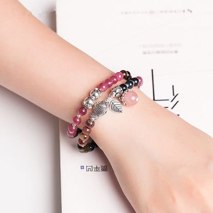 Brazilian Tourmaline Energy Bracelet-Balance•Protection•Wealth•Purification