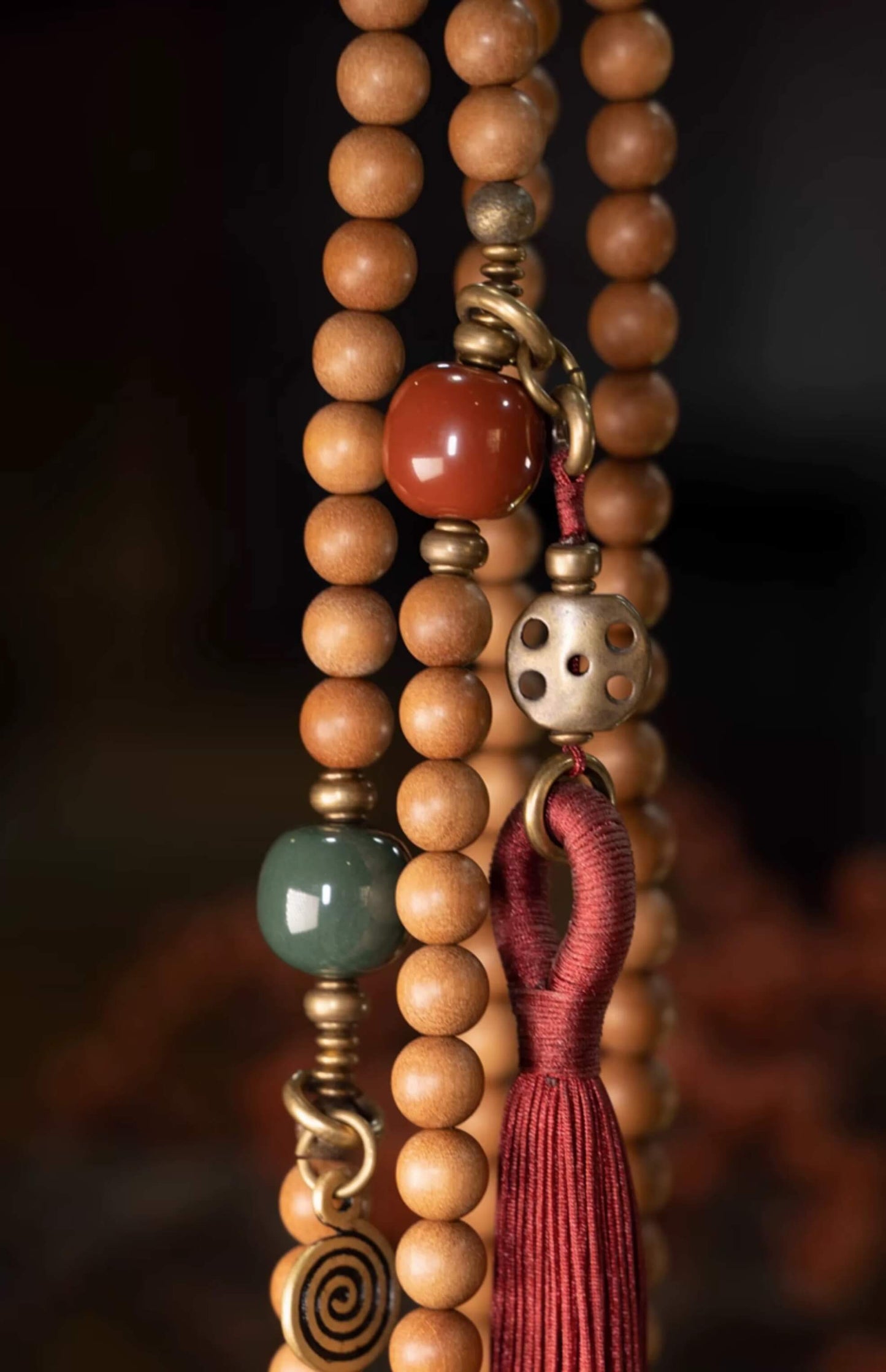 Buddhist Beads - Wooden Mala Beads for Mindfulness