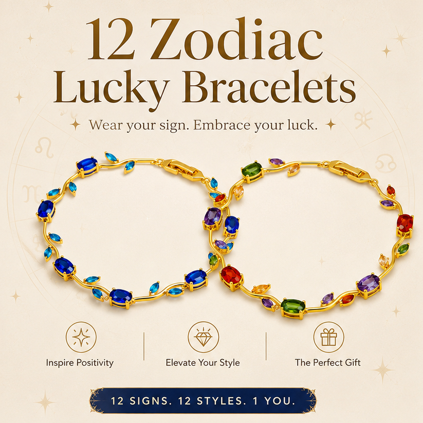 12 Zodiac Lucky Bracelet
