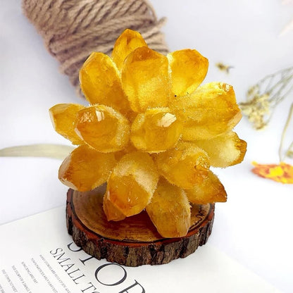 Citrine Cluster - Attracting Prosperity and Fortune - Prosperity and Abundance