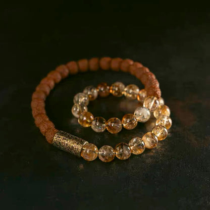 Citrine Vajra Bodhi Bracelet - Wealth · Fortitude · Positive Energy · Light